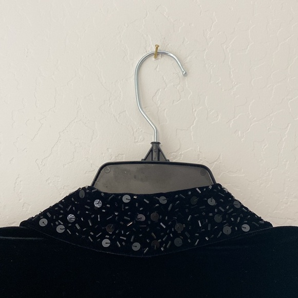 Velvet jacket with sequins & trim - Picture 5 of 5